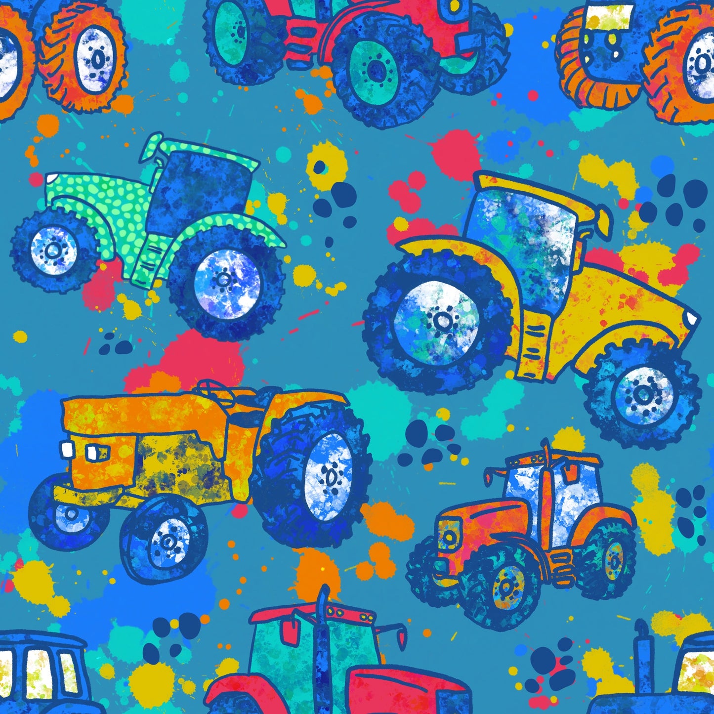 Tractor Backpack - Doodle Tractor (PRE-ORDER)