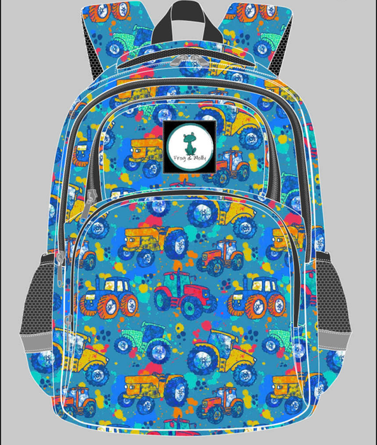 Tractor Backpack - Doodle Tractor (PRE-ORDER)
