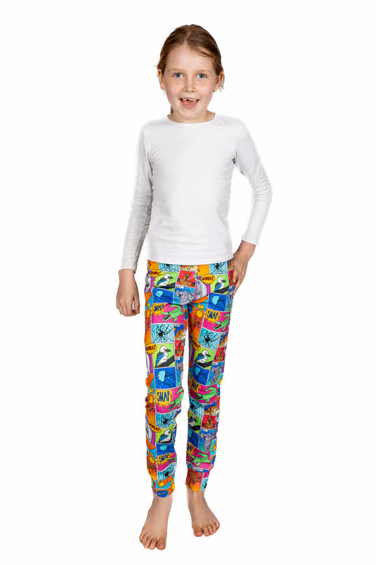 Kids Leggings - Aussie Pow!