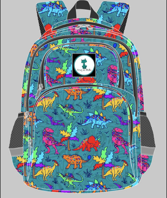 Dinosaur Backpack - Rainbow Dino's
