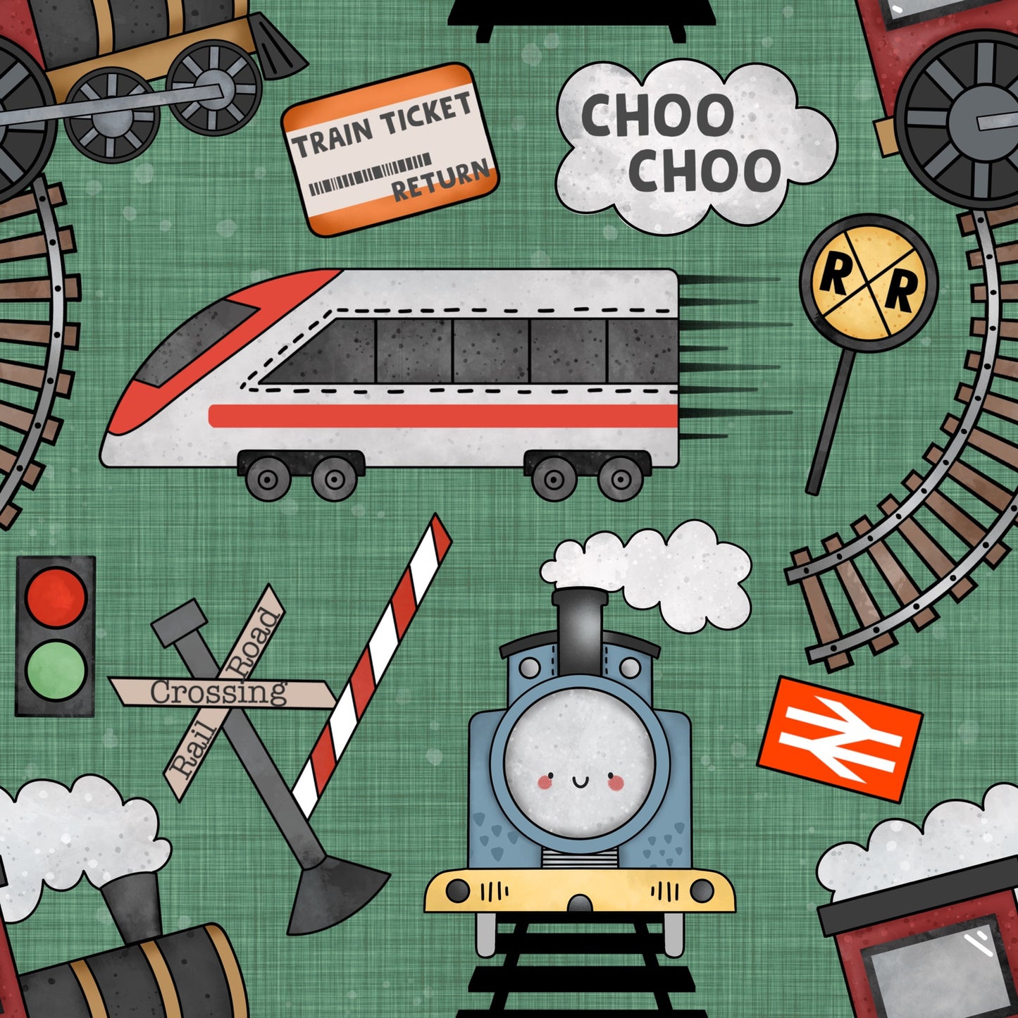 Kids Leggings - Choo Choo Zooms