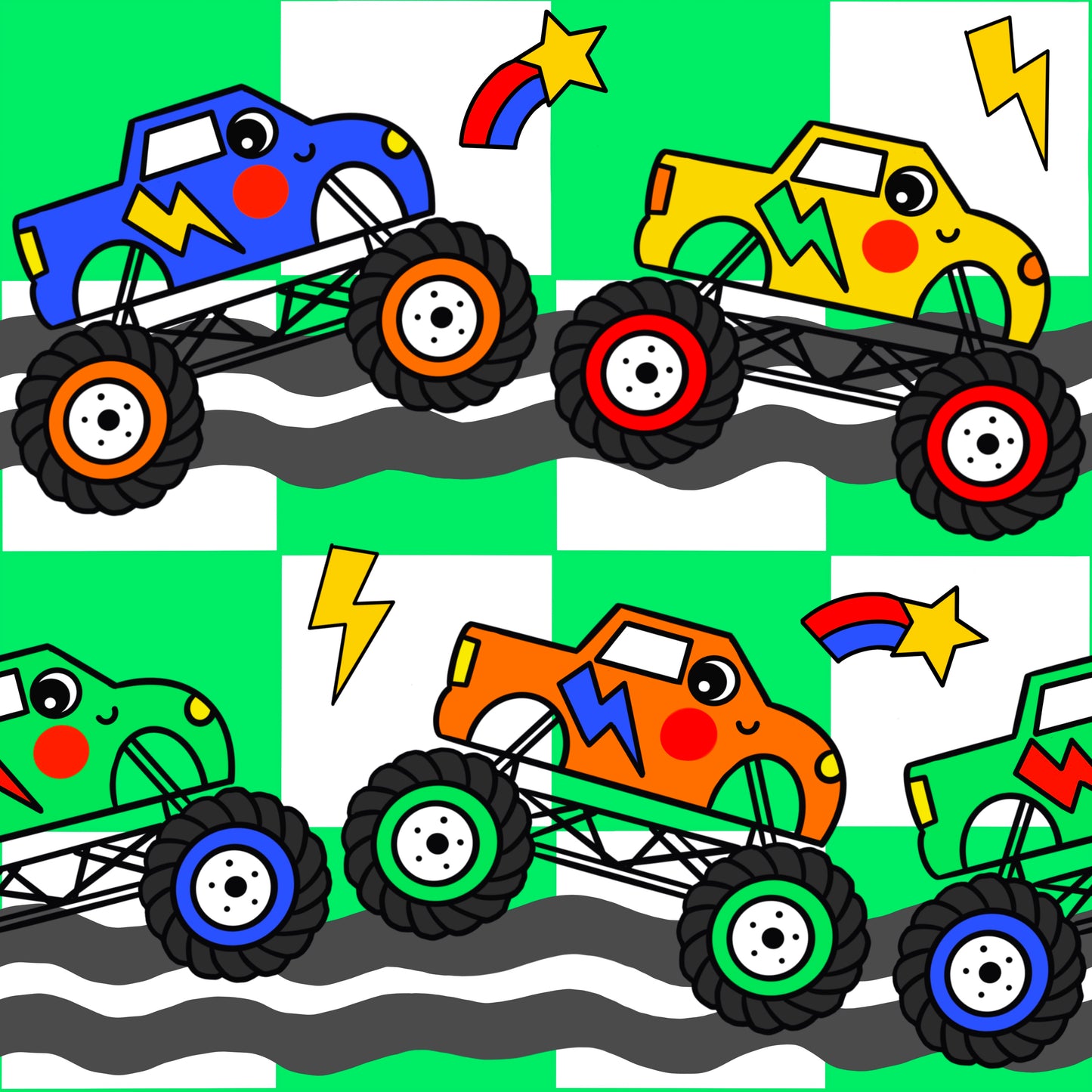Kids Shorts (Monster Truck)